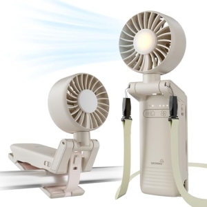 GROWNSY Portable Stroller Fan with Clip