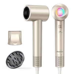 Hair Dryer, 160,000 RPM High-Speed Ionic Blow Dryer with Diffuser