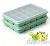Azxb Ice Cube Trays with Lid, 2 Packs 30 Cubes Durable Stackable Flexible Silico