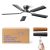 Homelist Ceiling Fans with Lights 52 Inch