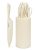 NULAS Knife Set, 8-Piece Kitchen Knife Set with Universal Block