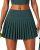 Leapstride Pleated Tennis Skirt for Women with Pockets Shorts High Waisted Athle
