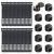 Rocoren 50 PCS Cable Management Kit 10 Magnetic Rotatable Cable Clips