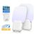 Fruit Fly Traps for Indoors 2-Pack: Upgraded Flying Insect Trap with 6 Refills