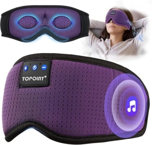 TOPOINT Sleep Mask Headphones Bluetooth 5.4