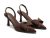 Coutgo Womens Slingback Kitten Heels Bow Closed Pointed Toe Pumps D’Orsay Slip O