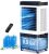 AKIRES 2200CFM Swamp Cooler,Evaporative Air Cooler with 8.0-Gal Water Tank