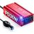 【2026 Upgraded】 400W Peak Clipped Sine Wave Car Power Inverter DC 12V to AC(2 Ou