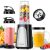 KOIOS 1000W Smoothie Blender, 15-in-1 Single Serve Set, Press-Twist Design