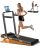 16% Incline Walking Pad Treadmill, 3-in-1 Under Desk Treadmill with Handles