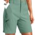 Women’s 7″ Hiking Golf Quick Dry Cargo Shorts with Pockets Slate Blue XS