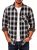 PJ PAUL JONES Men’s Cotton Flannel Long Sleeve Button Down Plaid Work Shirt