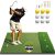 Bltend Dual-Turf Golf Mat: 5x4ft 21MM Heavy-Duty Golf Hitting Mats Practice Outd