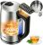 1.7L Electric Tea Kettle, 6 Precise Temperature Presets Stainless Steel Electric