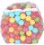 400 Count – Crush Proof Play Balls Pit Balls- 6 Bright Colors + Reusable and Durable Storage Mesh Bag