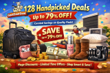 128 Handpicked Deals — Up to 79% Off