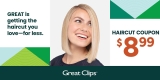 Great Clips Haircuts for Only $8.99 with Coupon