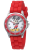 Disney Kids’ MK1239 Time Teacher Mickey Mouse Watch with Red Rubber Strap