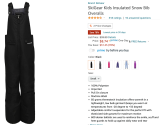 Price Mistake! Size Small ONLY! SkiGear Kids Insulated Snow Bib Overalls