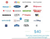 $40 of Free Items From Any Store Online After $40 Cashback – New Rakuten Accounts Only