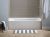 STERLING, a KOHLER Company 71171120-LNR-96 Ensemble Series 7117 60 by 30-Inch Bath with Liner and Right-Hand Drain, Biscuit