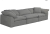 Sold out but you can still order! $1546 down from $4k Sunset Trading Cloud Puff 3 Piece Modular Performance Gray Sectional Slipcovered Sofa, Grey