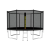 12FT Jump Recreational Trampolines with Enclosure Net Combo