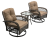 3 Piece Terrace, PE Wicker Outdoor Seating Set with Washable Cushions and Table For $199