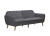 Wow! $310 (down from $600) Novogratz Tallulah Memory Foam Futon, Gray Velvet