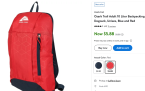 Walmart has 10 Liter Ozark Trail Adult Backpacking Daypack (Red) for $5.88. Shipping is free with Walmart+ or on orders of $35+.