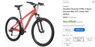 🔥 Super HOT! $98  21-Speed Decathlon Rockrider ST100 Unisex Mountain Bike only $98 + Free Shipping.