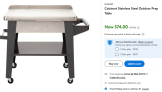 Cuisinart Stainless Steel Outdoor Prep Table For $75