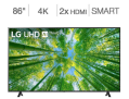 LG 86″ UQ8000 Series 4K Smart TV – Allstate 3-Year Protection Plan Bundle/5 years of total coverage For $999.99
