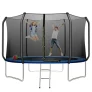 10 Foot Trampoline with Safe Enclosure Net For $159.99