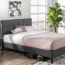 Zinus Lottie 43-inch queen upholstered platform bed frame for $89