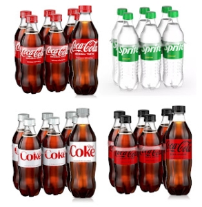 6-Pack Coca-Cola Soft Drinks, 16 Fl Oz Bottles $2.39 – $2.79 + Free Shipping w/Prime