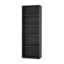 Mainstays 71″ 5-Shelf Bookcase with Adjustable Shelves, True Black Oak.