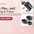 iHave Toothbrush Holders Wall Mounted with Toothpaste Dispenser & 2 Cups